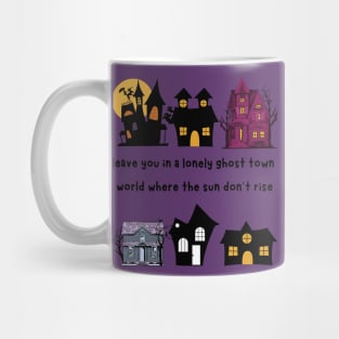 Lonely Ghost Town Halloween Morgan Wallen Mug